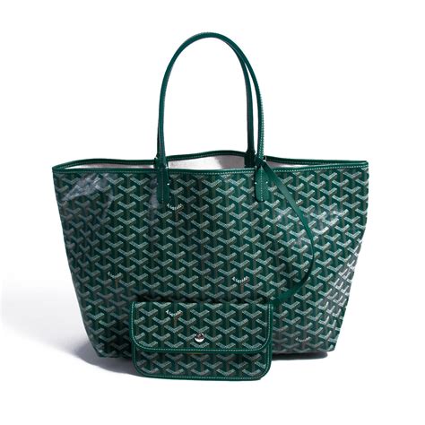 green goyard tote|goyard st louis pm bag.